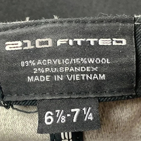 SALTWATER BREWERY HAT GRAY SALTWATER WAVE LOGO 210 FITTED HAT SIZE 6 7/8… - Picture 12 of 12